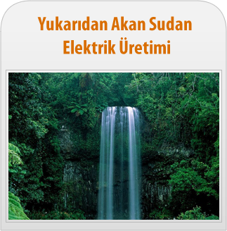 Yukarıdan Akan Sudan Elektrik Üretimi